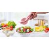 imageZulay Premium Quality Metal Lemon Squeezer Citrus Juicer Manual Press for Extracting the Most Juice Possible  PurplePink