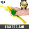 imageHydration Nation 2in1 Lemon Squeezer  Manual Citrus Juicer For Lemons ampamp Limes  Handheld Metal Lemon Juicer Extracts Citrus Juices