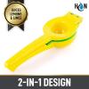 imageHydration Nation 2in1 Lemon Squeezer  Manual Citrus Juicer For Lemons ampamp Limes  Handheld Metal Lemon Juicer Extracts Citrus Juices