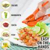 imageHydration Nation Orange Squeezer  Single Bowl Metal Citrus Juicer Extracts Oranges In Seconds  Easy To Squeeze Manual Press JuicerOrange