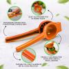 imageHydration Nation Orange Squeezer  Single Bowl Metal Citrus Juicer Extracts Oranges In Seconds  Easy To Squeeze Manual Press JuicerOrange