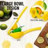 imageSimple Craft 2In1 Lemon Squeezer  Easy To Use Manual Juicer Hand Press  Lemon Juicer ampamp Lime Squeezer Extracts Juices in Seconds