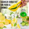 imageSimple Craft 2In1 Lemon Squeezer  Easy To Use Manual Juicer Hand Press  Lemon Juicer ampamp Lime Squeezer Extracts Juices in Seconds