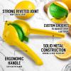 imageSimple Craft 2In1 Lemon Squeezer  Easy To Use Manual Juicer Hand Press  Lemon Juicer ampamp Lime Squeezer Extracts Juices in Seconds