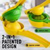 imageSimple Craft 2In1 Lemon Squeezer  Easy To Use Manual Juicer Hand Press  Lemon Juicer ampamp Lime Squeezer Extracts Juices in Seconds
