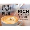 imageZulay Kitchen Powerful Double Whisk Milk Frother Handheld  Foam Maker With Stand  Whisk Drink Mixer for Coffee Mini Foamer for Latte Matcha Frappe Hot Chocolate ampamp Cappuccino Blizzard WhiteUnicorn White