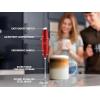 imageZulay Kitchen Powerful Double Whisk Milk Frother Handheld  Foam Maker With Stand  Whisk Drink Mixer for Coffee Mini Foamer for Latte Matcha Frappe Hot Chocolate ampamp Cappuccino Blizzard WhiteCardinal Red
