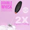 imageZulay Kitchen Powerful Double Whisk Milk Frother Handheld  Foam Maker With Stand  Whisk Drink Mixer for Coffee Mini Foamer for Latte Matcha Frappe Hot Chocolate ampamp Cappuccino Blizzard WhiteBlack  Copper