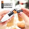 imageZulay Kitchen Powerful Double Whisk Milk Frother Handheld  Foam Maker With Stand  Whisk Drink Mixer for Coffee Mini Foamer for Latte Matcha Frappe Hot Chocolate ampamp Cappuccino Blizzard WhiteBlizzard White