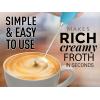 imageZulay Kitchen Powerful Double Whisk Milk Frother Handheld  Foam Maker With Stand  Whisk Drink Mixer for Coffee Mini Foamer for Latte Matcha Frappe Hot Chocolate ampamp Cappuccino Blizzard WhiteMarine