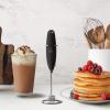 imageZulay Kitchen Powerful Double Whisk Milk Frother Handheld  Foam Maker With Stand  Whisk Drink Mixer for Coffee Mini Foamer for Latte Matcha Frappe Hot Chocolate ampamp Cappuccino Blizzard WhiteBlack Exec Series