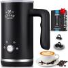 imageZulay Powerful Milk Frother for Coffee with Upgraded Titanium Motor  Handheld Frother Electric Whisk Milk Foamer Mini Mixer ampamp Coffee Blender Frother for Frappe Latte Matcha No Stand  SilverBlack