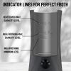 imageZulay Powerful Milk Frother for Coffee with Upgraded Titanium Motor  Handheld Frother Electric Whisk Milk Foamer Mini Mixer ampamp Coffee Blender Frother for Frappe Latte Matcha No Stand  SilverGray
