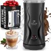 imageZulay Powerful Milk Frother for Coffee with Upgraded Titanium Motor  Handheld Frother Electric Whisk Milk Foamer Mini Mixer ampamp Coffee Blender Frother for Frappe Latte Matcha No Stand  SilverBlack