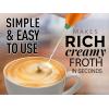 imageZulay Powerful Milk Frother for Coffee with Upgraded Titanium Motor  Handheld Frother Electric Whisk Milk Foamer Mini Mixer ampamp Coffee Blender Frother for Frappe Latte Matcha No Stand  SilverOrange  Green