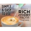 imageZulay Powerful Milk Frother for Coffee with Upgraded Titanium Motor  Handheld Frother Electric Whisk Milk Foamer Mini Mixer ampamp Coffee Blender Frother for Frappe Latte Matcha No Stand  SilverTealAqua