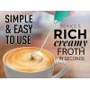 imageZulay Powerful Milk Frother for Coffee with Upgraded Titanium Motor  Handheld Frother Electric Whisk Milk Foamer Mini Mixer ampamp Coffee Blender Frother for Frappe Latte Matcha No Stand  SilverPurpleTeal