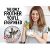 imageZulay Powerful Milk Frother for Coffee with Upgraded Titanium Motor  Handheld Frother Electric Whisk Milk Foamer Mini Mixer ampamp Coffee Blender Frother for Frappe Latte Matcha No Stand  SilverGreenYellow