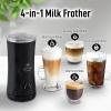 imageZulay Powerful Milk Frother for Coffee with Upgraded Titanium Motor  Handheld Frother Electric Whisk Milk Foamer Mini Mixer ampamp Coffee Blender Frother for Frappe Latte Matcha No Stand  SilverBlack