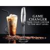 imageZulay Powerful Milk Frother for Coffee with Upgraded Titanium Motor  Handheld Frother Electric Whisk Milk Foamer Mini Mixer ampamp Coffee Blender Frother for Frappe Latte Matcha No Stand  SilverSilver