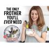 imageZulay Powerful Milk Frother for Coffee with Upgraded Titanium Motor  Handheld Frother Electric Whisk Milk Foamer Mini Mixer ampamp Coffee Blender Frother for Frappe Latte Matcha No Stand  SilverBlackYellow