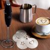 imageZulay Powerful Milk Frother for Coffee with Upgraded Titanium Motor  Handheld Frother Electric Whisk Milk Foamer Mini Mixer ampamp Coffee Blender Frother for Frappe Latte Matcha No Stand  SilverBlack