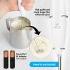 imageZulay Powerful Milk Frother for Coffee with Upgraded Titanium Motor  Handheld Frother Electric Whisk Milk Foamer Mini Mixer ampamp Coffee Blender Frother for Frappe Latte Matcha No Stand  SilverBlizzard White