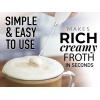 imageZulay Powerful Milk Frother for Coffee with Upgraded Titanium Motor  Handheld Frother Electric Whisk Milk Foamer Mini Mixer ampamp Coffee Blender Frother for Frappe Latte Matcha No Stand  SilverBlizzard White