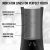 imageZulay Powerful Milk Frother for Coffee with Upgraded Titanium Motor  Handheld Frother Electric Whisk Milk Foamer Mini Mixer ampamp Coffee Blender Frother for Frappe Latte Matcha No Stand  SilverBlack
