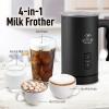 imageZulay Powerful Milk Frother for Coffee with Upgraded Titanium Motor  Handheld Frother Electric Whisk Milk Foamer Mini Mixer ampamp Coffee Blender Frother for Frappe Latte Matcha No Stand  SilverBlack