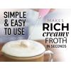 imageZulay Powerful Milk Frother for Coffee with Upgraded Titanium Motor  Handheld Frother Electric Whisk Milk Foamer Mini Mixer ampamp Coffee Blender Frother for Frappe Latte Matcha No Stand  SilverCotton Candy Pink