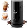 imageZulay Powerful Milk Frother for Coffee with Upgraded Titanium Motor  Handheld Frother Electric Whisk Milk Foamer Mini Mixer ampamp Coffee Blender Frother for Frappe Latte Matcha No Stand  SilverBlack