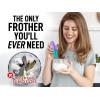 imageZulay Powerful Milk Frother for Coffee with Upgraded Titanium Motor  Handheld Frother Electric Whisk Milk Foamer Mini Mixer ampamp Coffee Blender Frother for Frappe Latte Matcha No Stand  SilverPurpleTeal