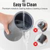 imageZulay Powerful Milk Frother for Coffee with Upgraded Titanium Motor  Handheld Frother Electric Whisk Milk Foamer Mini Mixer ampamp Coffee Blender Frother for Frappe Latte Matcha No Stand  SilverGray