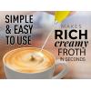 imageZulay Powerful Milk Frother for Coffee with Upgraded Titanium Motor  Handheld Frother Electric Whisk Milk Foamer Mini Mixer ampamp Coffee Blender Frother for Frappe Latte Matcha No Stand  SilverBlackYellow