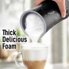 imageZulay Powerful Milk Frother for Coffee with Upgraded Titanium Motor  Handheld Frother Electric Whisk Milk Foamer Mini Mixer ampamp Coffee Blender Frother for Frappe Latte Matcha No Stand  SilverBlack