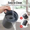 imageZulay Powerful Milk Frother for Coffee with Upgraded Titanium Motor  Handheld Frother Electric Whisk Milk Foamer Mini Mixer ampamp Coffee Blender Frother for Frappe Latte Matcha No Stand  SilverBlack