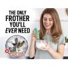 imageZulay Powerful Milk Frother for Coffee with Upgraded Titanium Motor  Handheld Frother Electric Whisk Milk Foamer Mini Mixer ampamp Coffee Blender Frother for Frappe Latte Matcha No Stand  SilverTealAqua