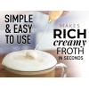 imageZulay Powerful Milk Frother for Coffee with Upgraded Titanium Motor  Handheld Frother Electric Whisk Milk Foamer Mini Mixer ampamp Coffee Blender Frother for Frappe Latte Matcha No Stand  SilverGranite
