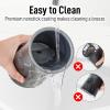 imageZulay Powerful Milk Frother for Coffee with Upgraded Titanium Motor  Handheld Frother Electric Whisk Milk Foamer Mini Mixer ampamp Coffee Blender Frother for Frappe Latte Matcha No Stand  SilverBlack