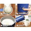 imageZulay Powerful Milk Frother for Coffee with Upgraded Titanium Motor  Handheld Frother Electric Whisk Milk Foamer Mini Mixer ampamp Coffee Blender Frother for Frappe Latte Matcha No Stand  SilverBlue