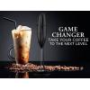 imageZulay Powerful Milk Frother for Coffee with Upgraded Titanium Motor  Handheld Frother Electric Whisk Milk Foamer Mini Mixer ampamp Coffee Blender Frother for Frappe Latte Matcha No Stand  SilverMidnight Black