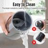 imageZulay Powerful Milk Frother for Coffee with Upgraded Titanium Motor  Handheld Frother Electric Whisk Milk Foamer Mini Mixer ampamp Coffee Blender Frother for Frappe Latte Matcha No Stand  SilverBlack