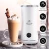 imageZulay Powerful Milk Frother for Coffee with Upgraded Titanium Motor  Handheld Frother Electric Whisk Milk Foamer Mini Mixer ampamp Coffee Blender Frother for Frappe Latte Matcha No Stand  SilverWhite