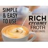 imageZulay Powerful Milk Frother for Coffee with Upgraded Titanium Motor  Handheld Frother Electric Whisk Milk Foamer Mini Mixer ampamp Coffee Blender Frother for Frappe Latte Matcha No Stand  SilverOak