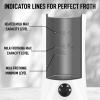 imageZulay Powerful Milk Frother for Coffee with Upgraded Titanium Motor  Handheld Frother Electric Whisk Milk Foamer Mini Mixer ampamp Coffee Blender Frother for Frappe Latte Matcha No Stand  SilverWhite