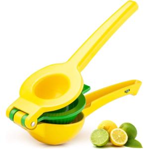 imageHydration Nation 2in1 Lemon Squeezer  Manual Citrus Juicer For Lemons ampamp Limes  Handheld Metal Lemon Juicer Extracts Citrus Juices