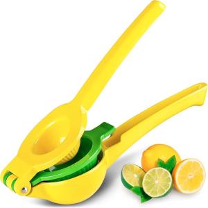 imageSimple Craft 2In1 Lemon Squeezer  Easy To Use Manual Juicer Hand Press  Lemon Juicer ampamp Lime Squeezer Extracts Juices in Seconds
