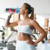 imageZulay 34 oz Large Leakproof Fruit Infuser Water Bottle with AntiSlip Grip  Men and Womens Ideal Fitness Gift Or For Gym Camping and Travel  Lake BlueLake Blue