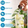 imageZulay Cocktail Shaker Set  Stainless Steel Mixed Drink Shaker  Martini Shaker Set with Build in Strainer Double Sided Jigger ampamp Muddler Combo Mixing Spoon  Pro Margarita Shaker  Large 24ozRose Gold